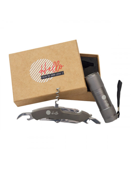 Zestaw narzędzi w pudełku Camden, grafitowy 