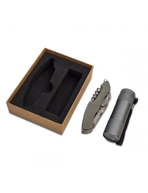 Zestaw narzędzi w pudełku Camden, grafitowy 