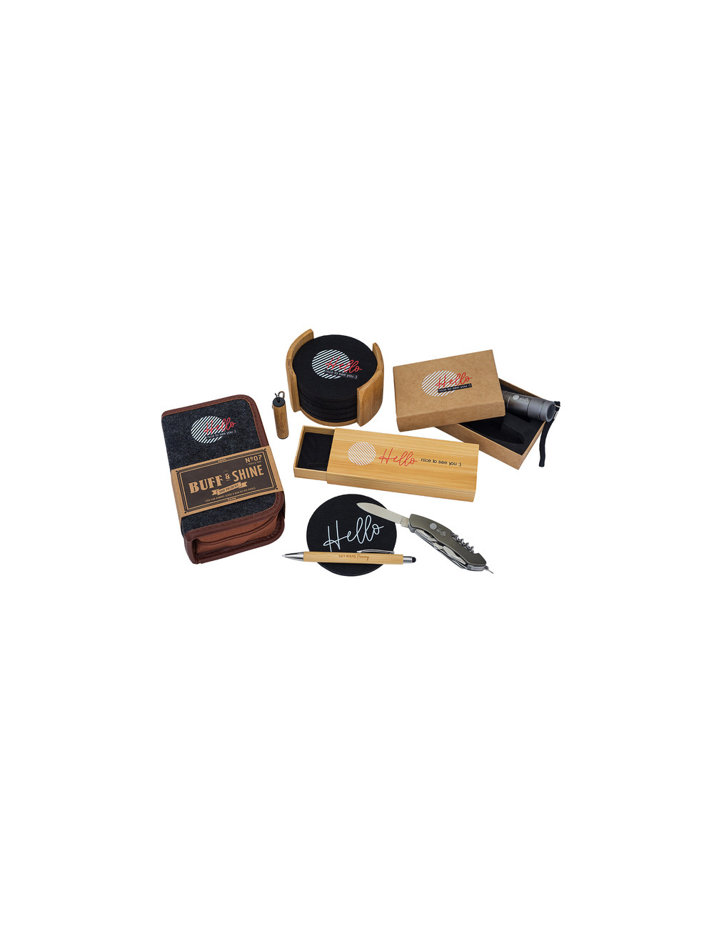 Zestaw narzędzi w pudełku Camden, grafitowy 