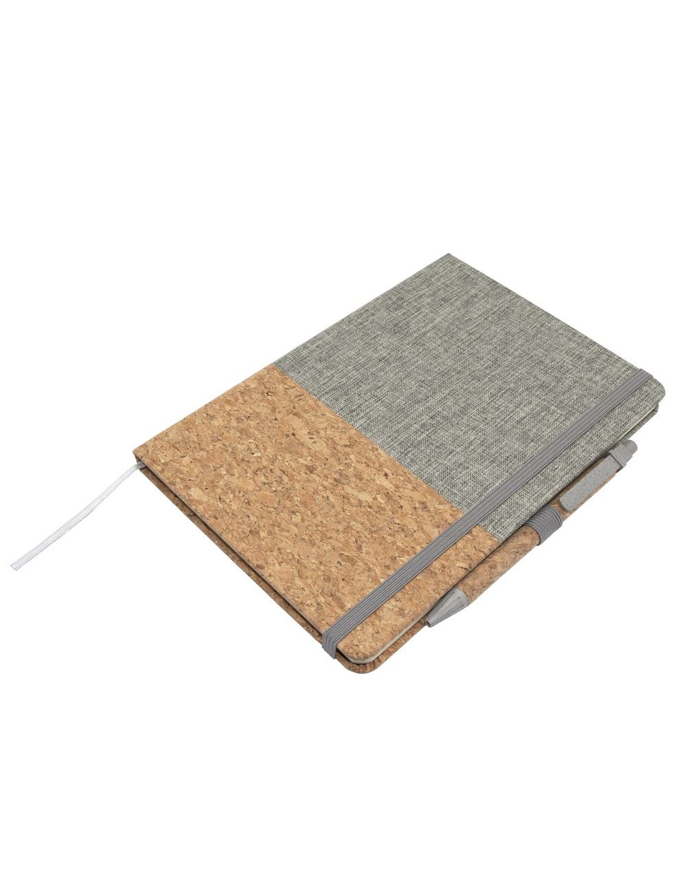 Korkowy notatnik A5 z długopisem | Layla