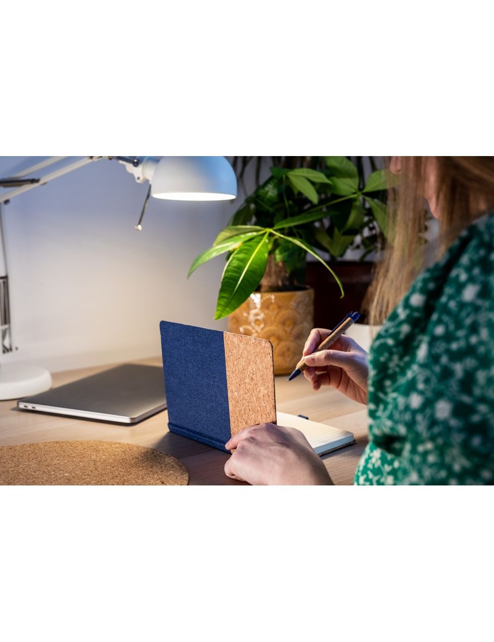 Korkowy notatnik A5 z długopisem | Layla