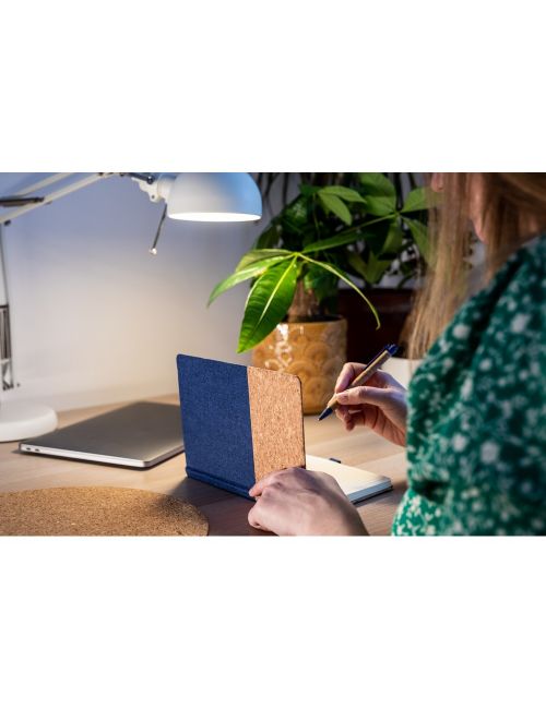 Korkowy notatnik A5 z długopisem | Layla