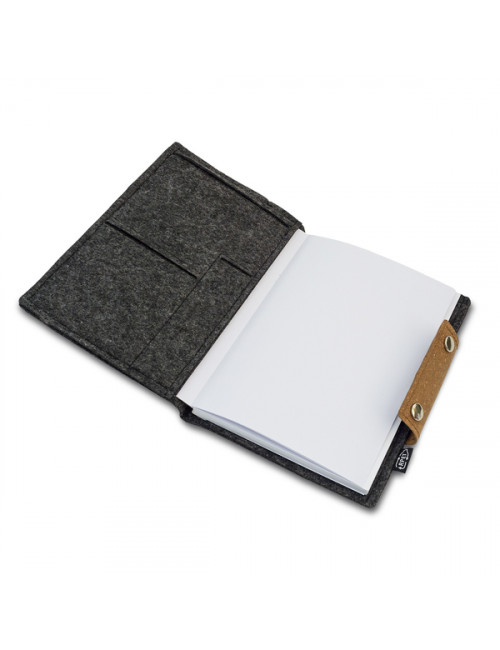 Organizer w okładce filcowej Iga, szary 