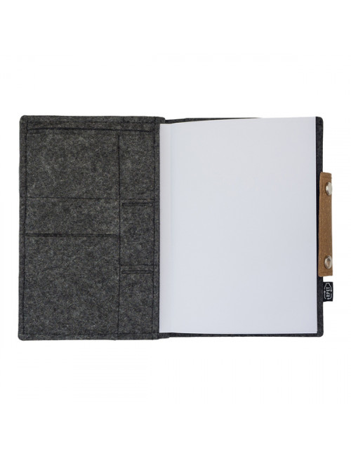 Organizer w okładce filcowej Iga, szary 
