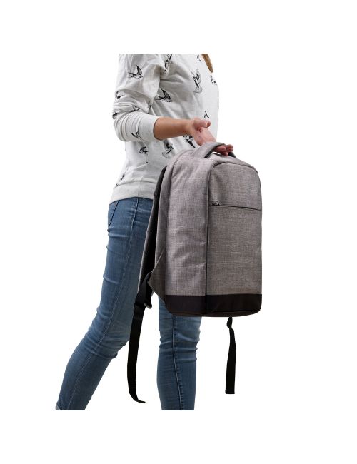 Plecak na laptopa 13", chroniący przed kieszonkowcami