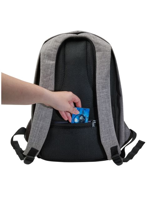 Plecak na laptopa 13", chroniący przed kieszonkowcami