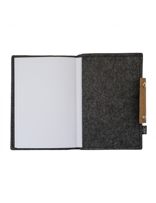 Organizer w okładce filcowej Iga, szary 