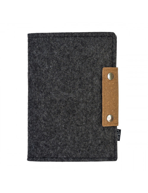Organizer w okładce filcowej Iga, szary 