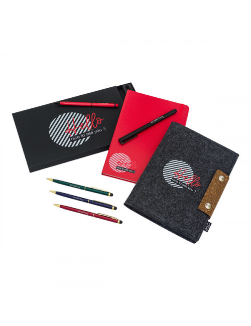 Organizer w okładce filcowej Iga, szary 