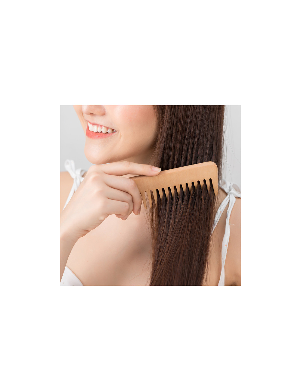 Zestaw do pielęgnacji włosów Flores, beżowy 