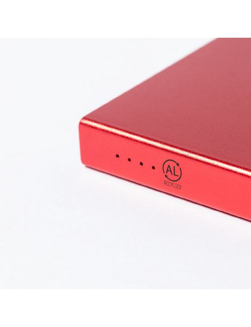 Power bank 4000 mAh z aluminium z recyklingu