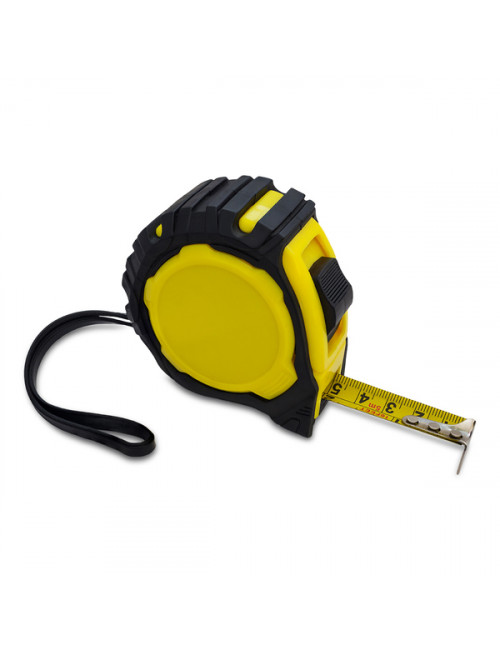 Miarka zwijana 5 m Trust, żółty