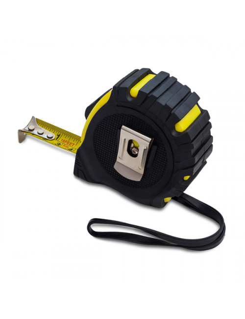 Miarka zwijana 5 m Trust, żółty