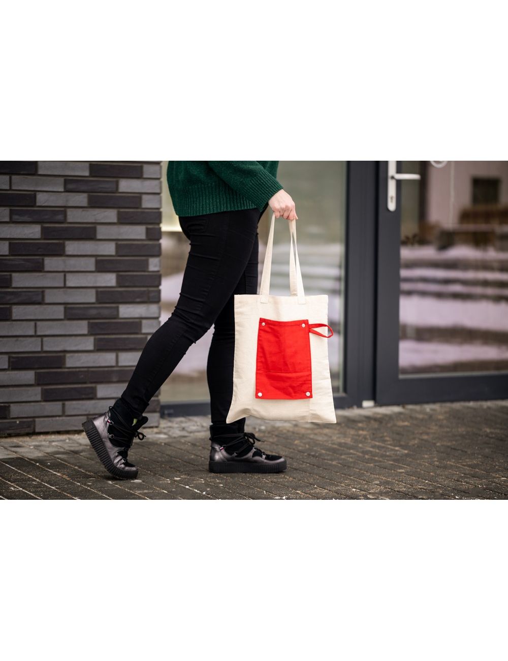 Bawełniana torba na zakupy, składana | Arlo