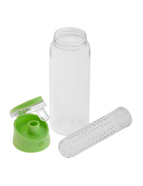 Bidon Mint 700 ml, jasnozielony/transparentny