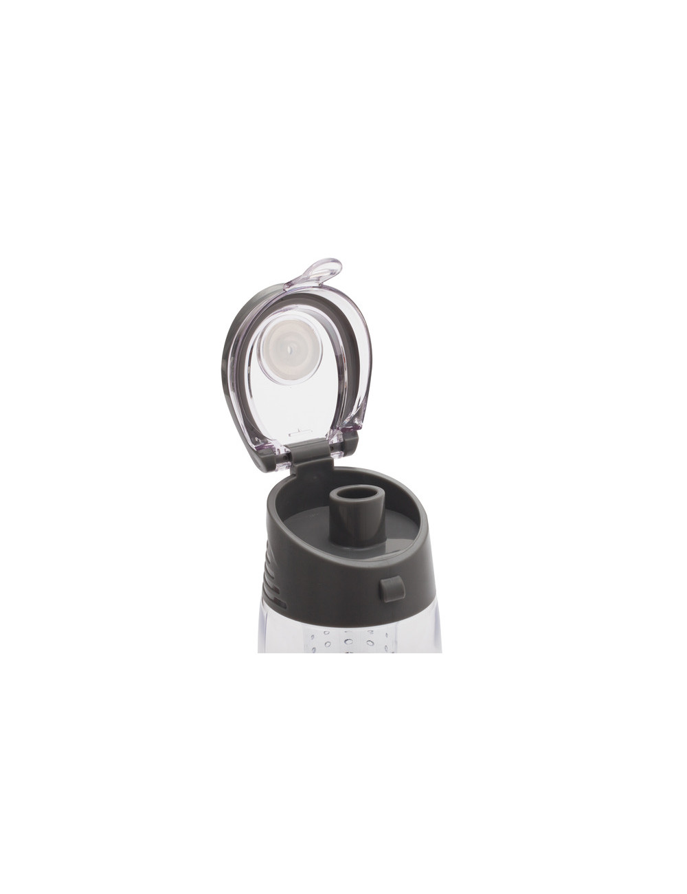 Bidon Mint 700 ml, szary/transparentny
