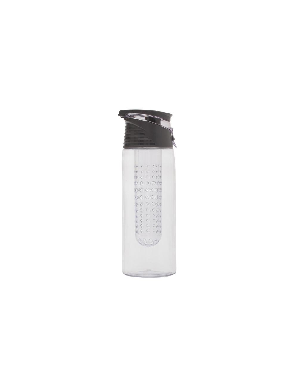 Bidon Mint 700 ml, szary/transparentny