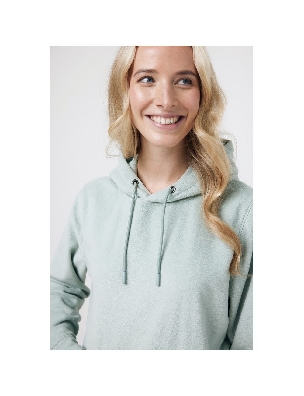 Bluza z kapturem z mikropolaru Iqoniq Trivor, RPET