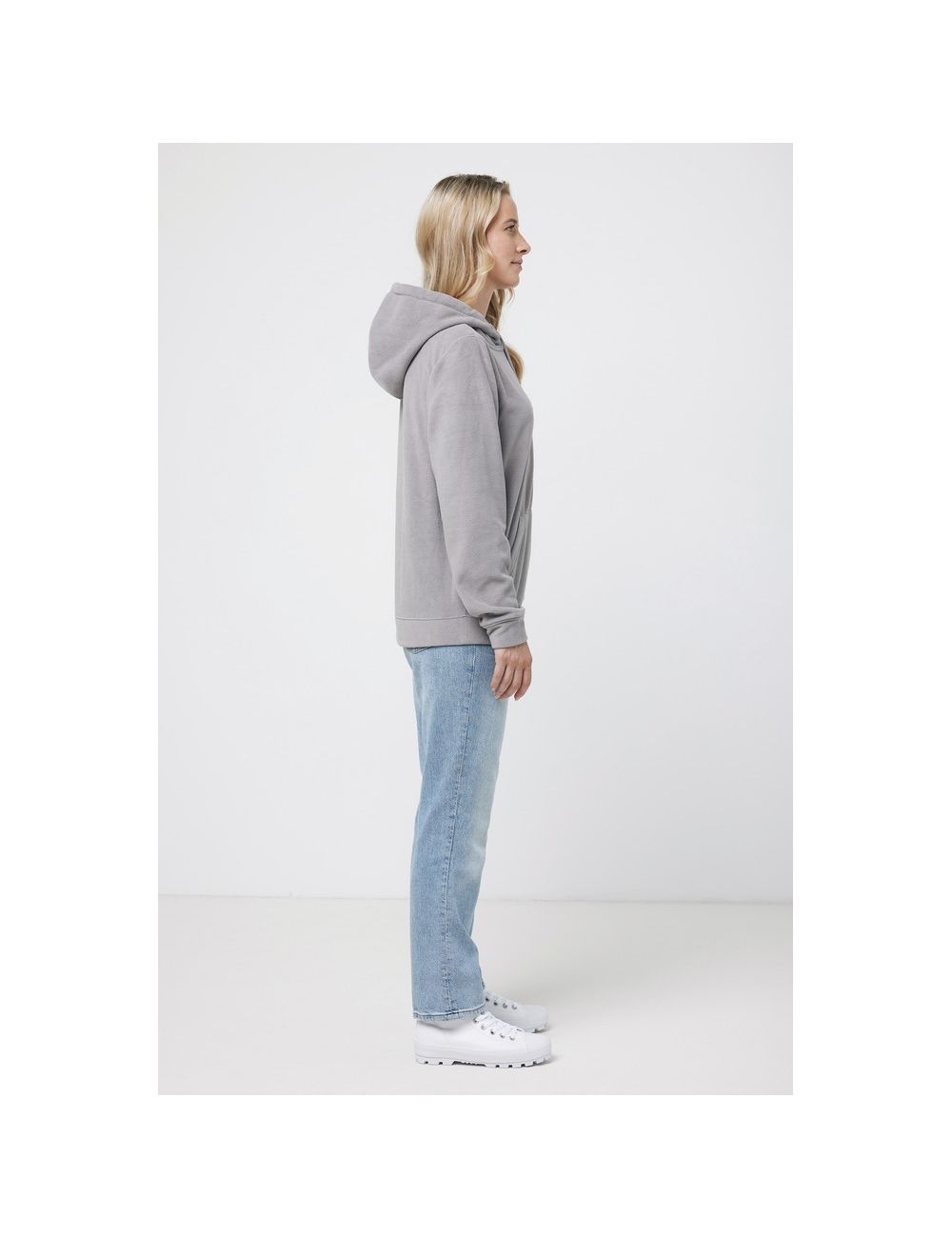 Bluza z kapturem z mikropolaru Iqoniq Trivor, RPET