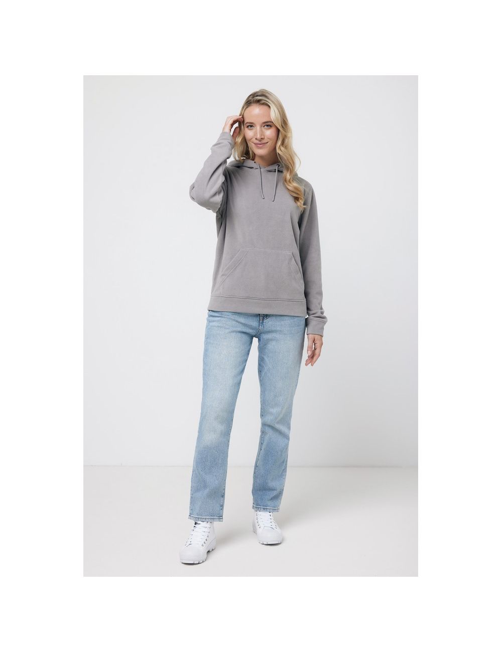 Bluza z kapturem z mikropolaru Iqoniq Trivor, RPET