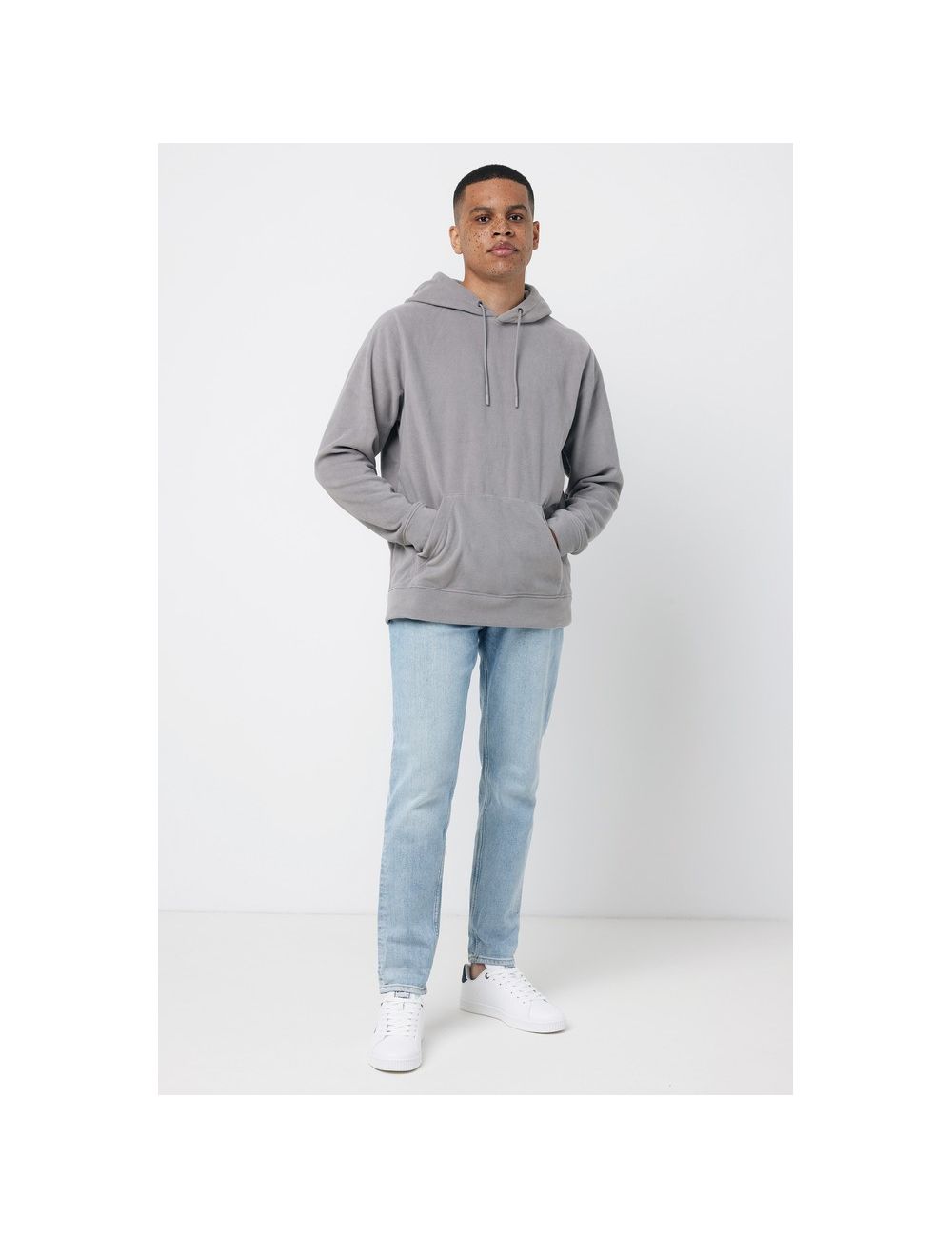 Bluza z kapturem z mikropolaru Iqoniq Trivor, RPET