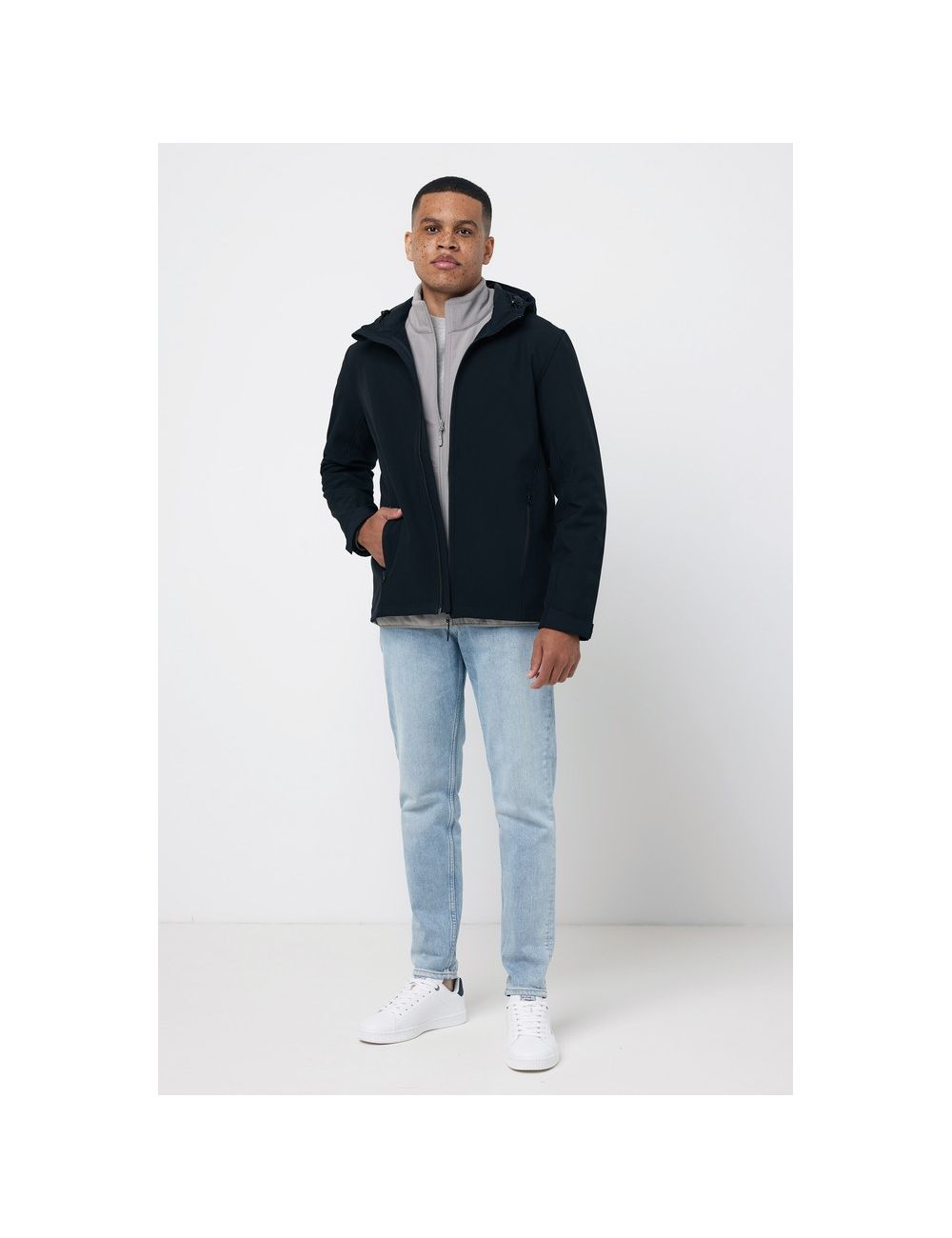 Bluza z kapturem z mikropolaru Iqoniq Trivor, RPET