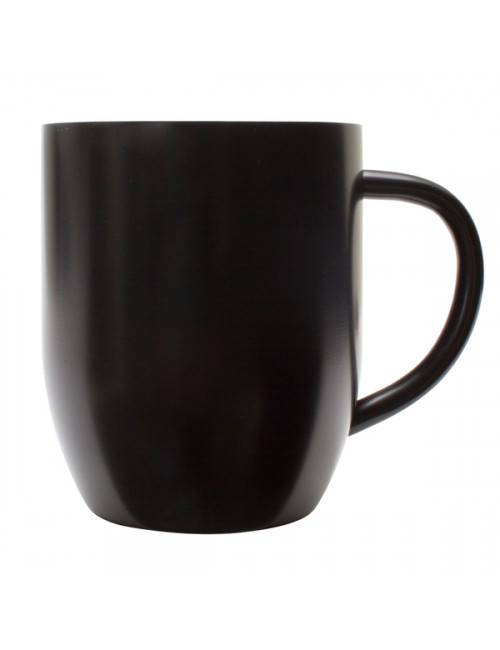 Kubek stalowy Night Goody 350 ml, czarny 