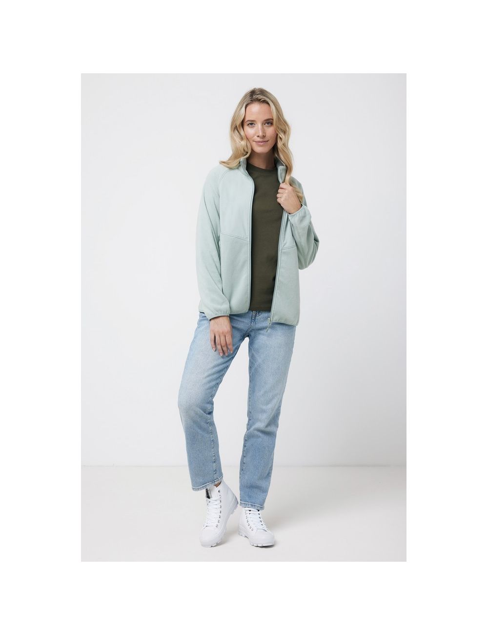 Kurtka z mikropolaru Iqoniq Talung, poliester z...