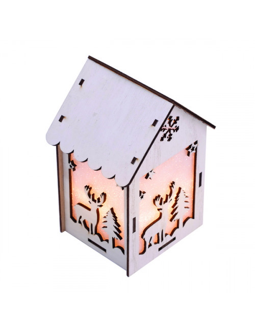 Lampion Christmas Lantern, biały 