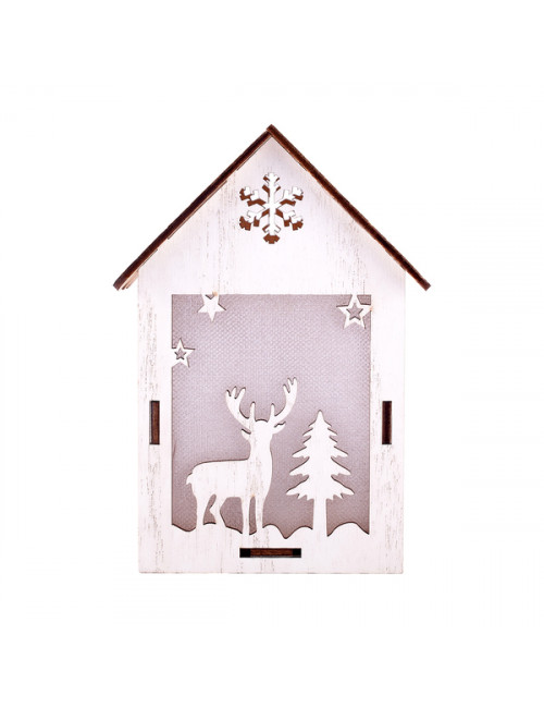 Lampion Christmas Lantern, biały 