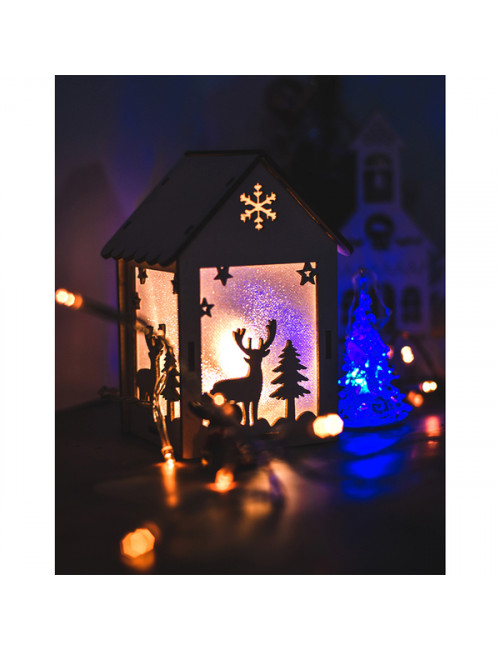 Lampion Christmas Lantern, biały 