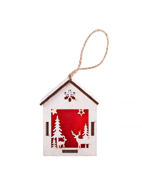 Mały lampion Christmas Lantern, biały 