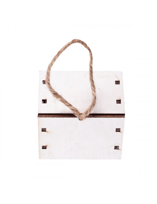 Mały lampion Christmas Lantern, biały 