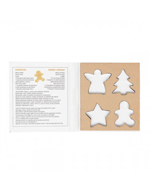 Foremki do ciasteczek Cookie, biały 