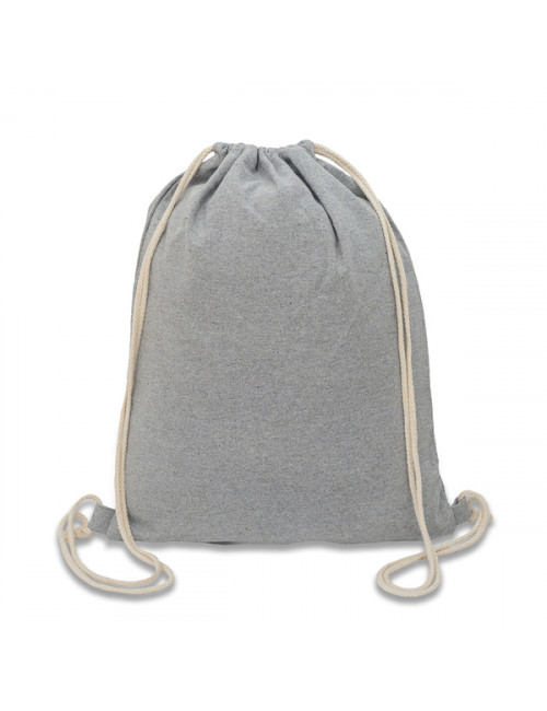 Plecak bawełniany 340 g/m2 Preston, szary 