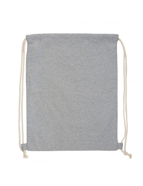 Plecak bawełniany 340 g/m2 Preston, szary 