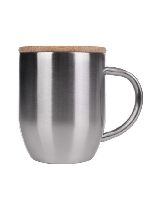 Kubek stalowy Maloy 350 ml , srebrny