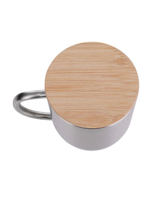 Kubek stalowy Maloy 350 ml , srebrny