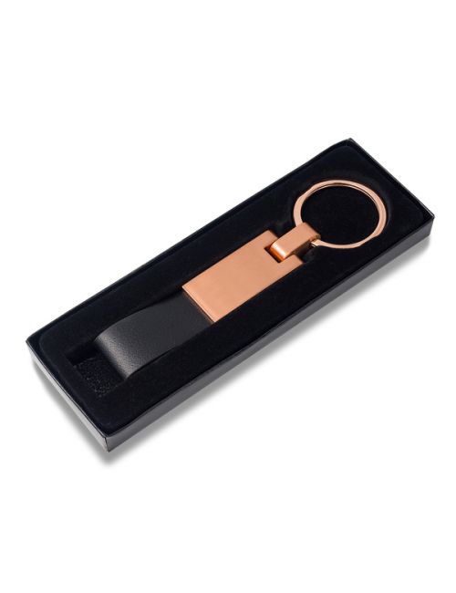 Brelok metalowy Rosa, czarny