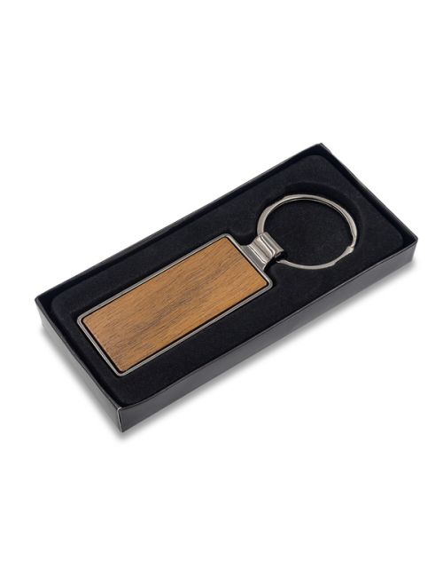 Brelok metalowy Biloxi, brązowy