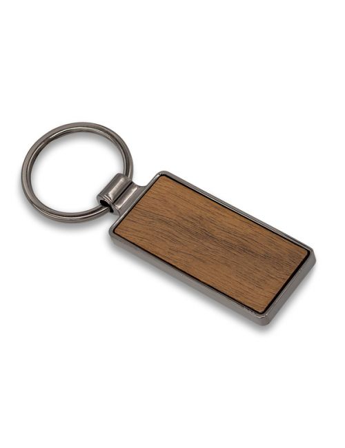 Brelok metalowy Biloxi, brązowy