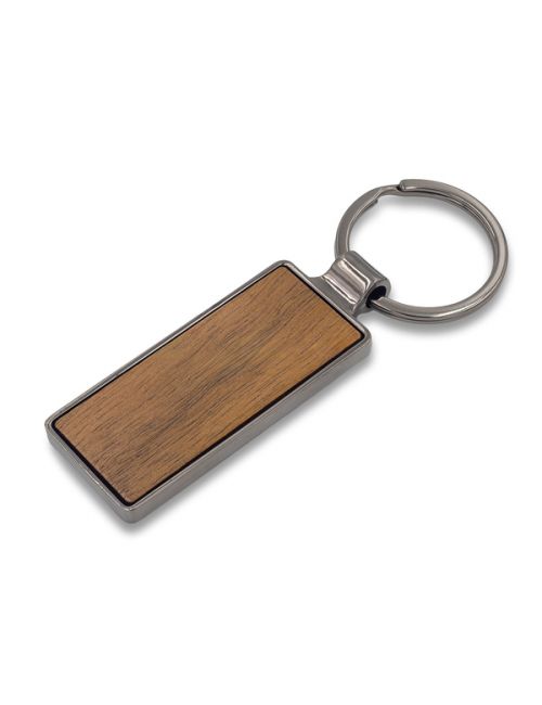 Brelok metalowy Biloxi, brązowy