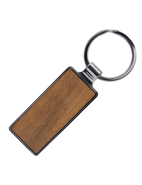 Brelok metalowy Biloxi, brązowy