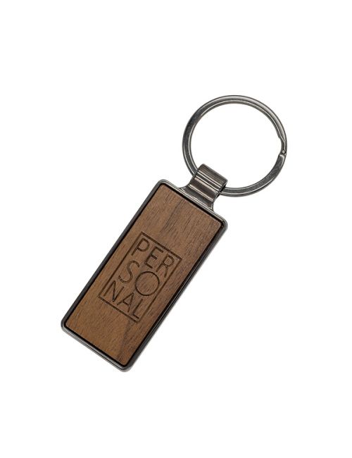 Brelok metalowy Biloxi, brązowy