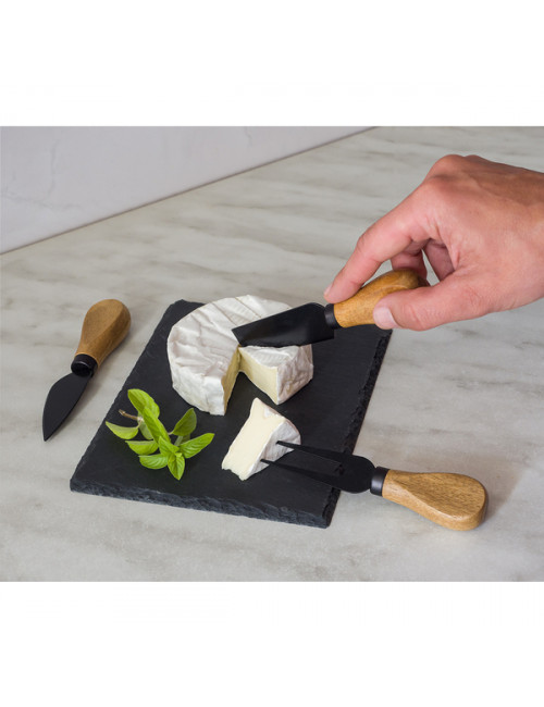 Zestaw do serwowania serów Queso, beżowy