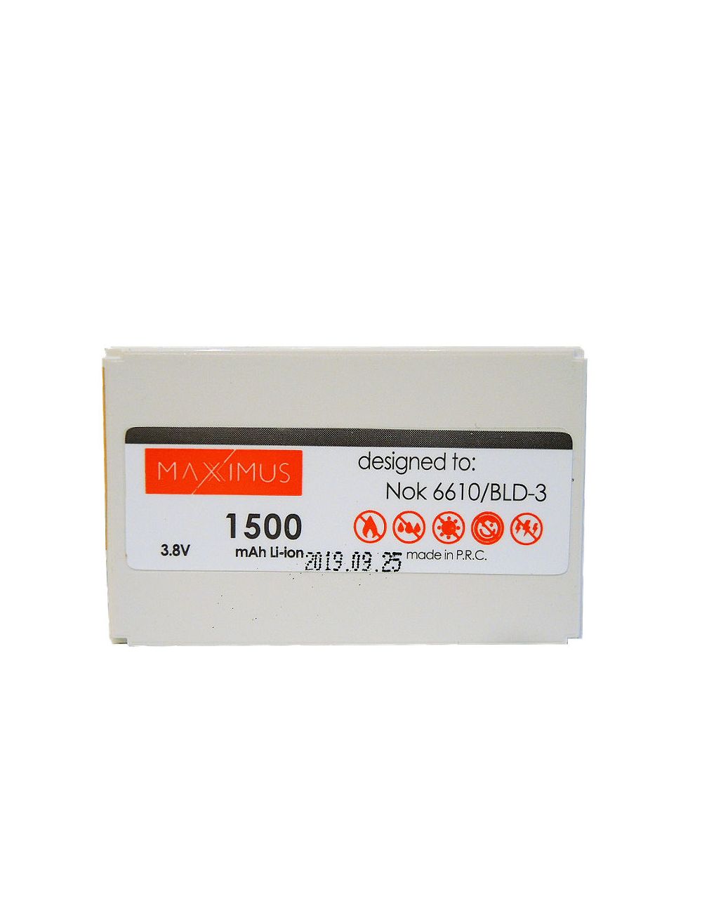 Bateria MAXXIMUS NOKIA 6610 1500mAh Li-Ion BLD-3