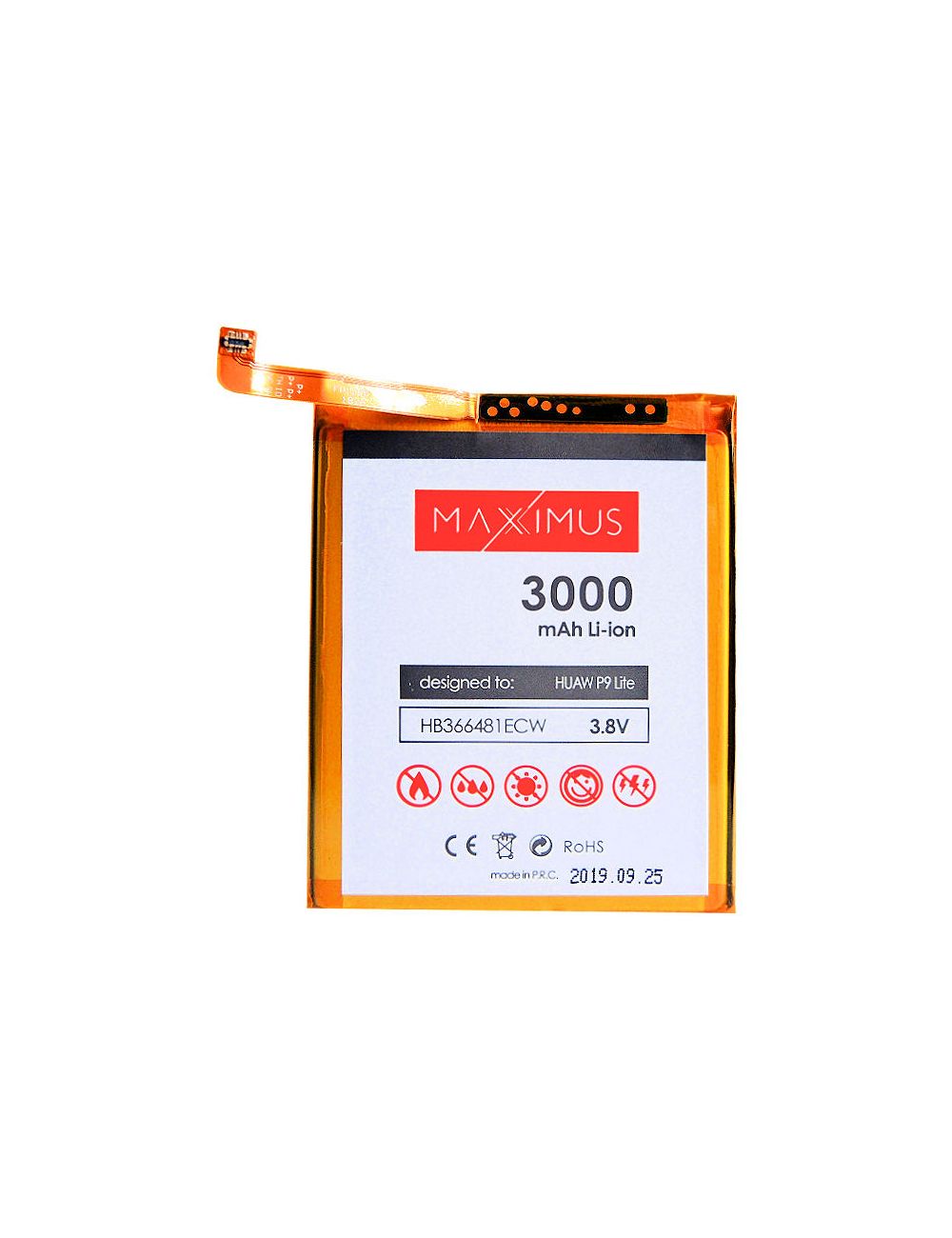 Bateria MAXXIMUS HUAWEI P9 Lite 3000mAh HB366481ECW