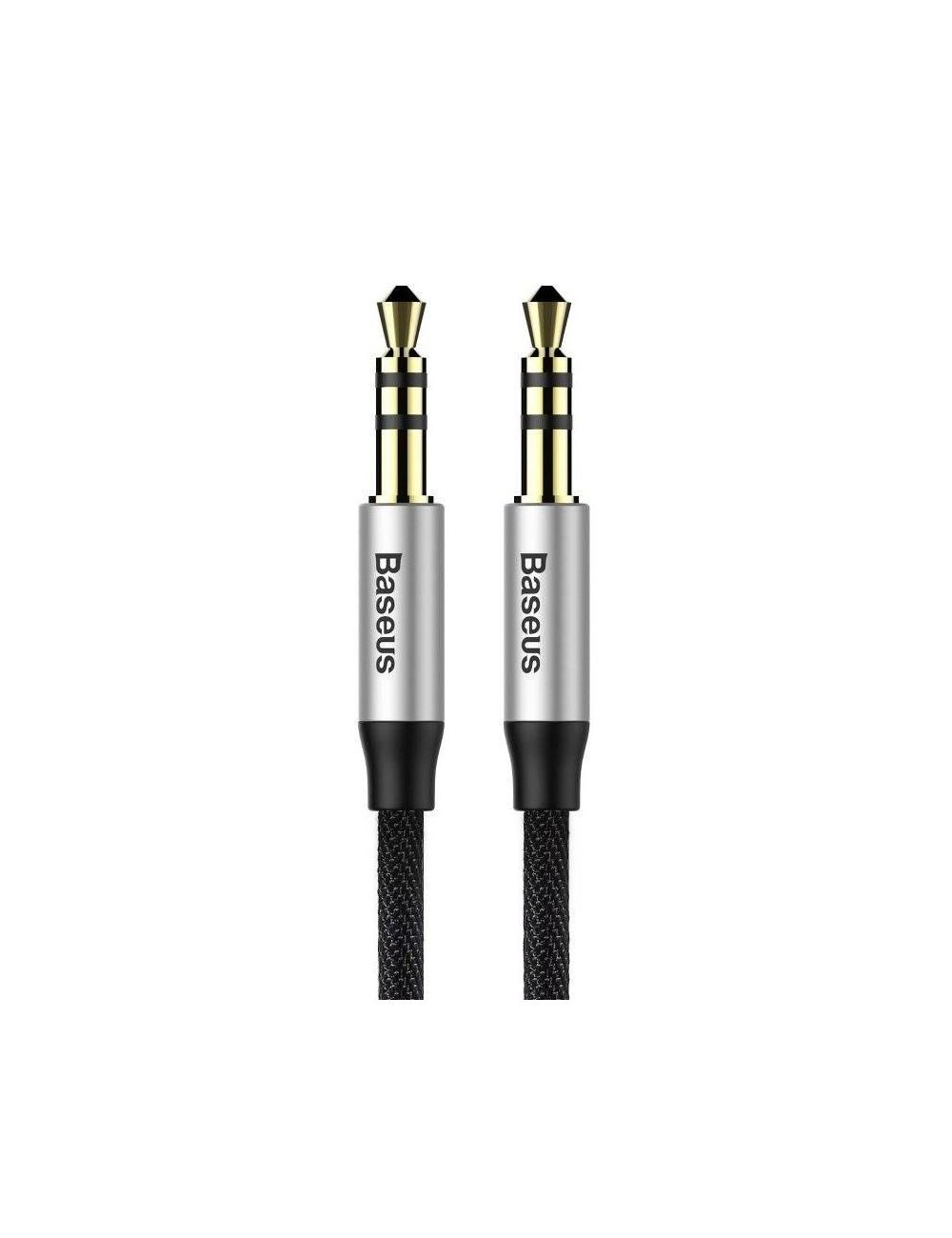 KABEL BASEUS YIVEN AUDIO SILVER/BLACK 1M MINI JACK 3,5MM