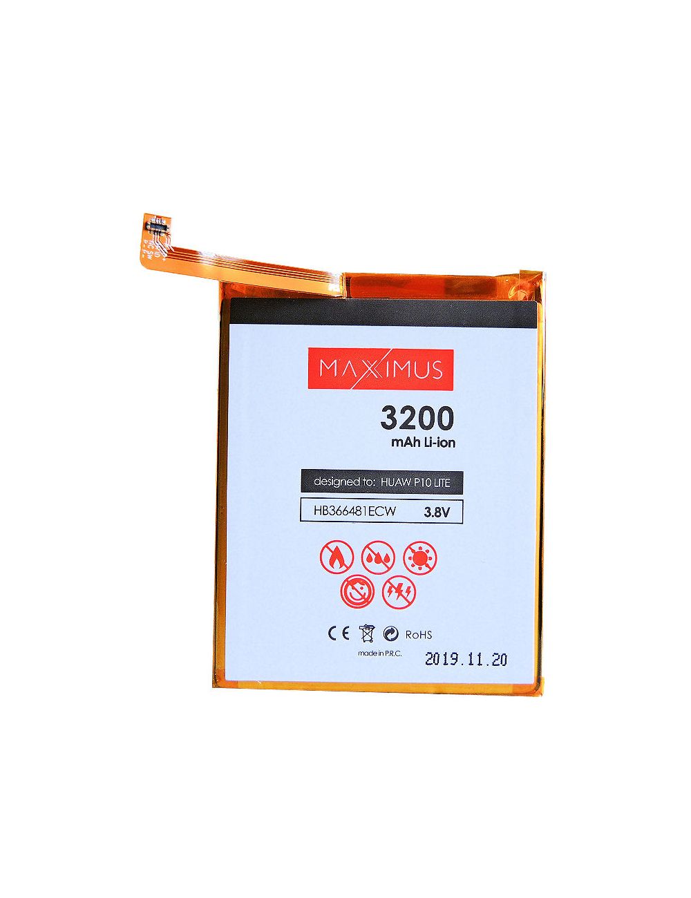 Bateria MAXXIMUS HUAWEI P10 LITE 3200 mAh HB366481ECW