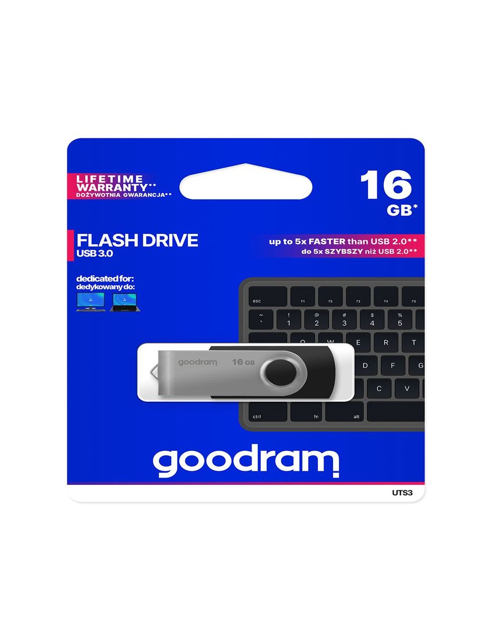 PenDrive 3.0 GOODRAM TWISTER BLUE 16GB